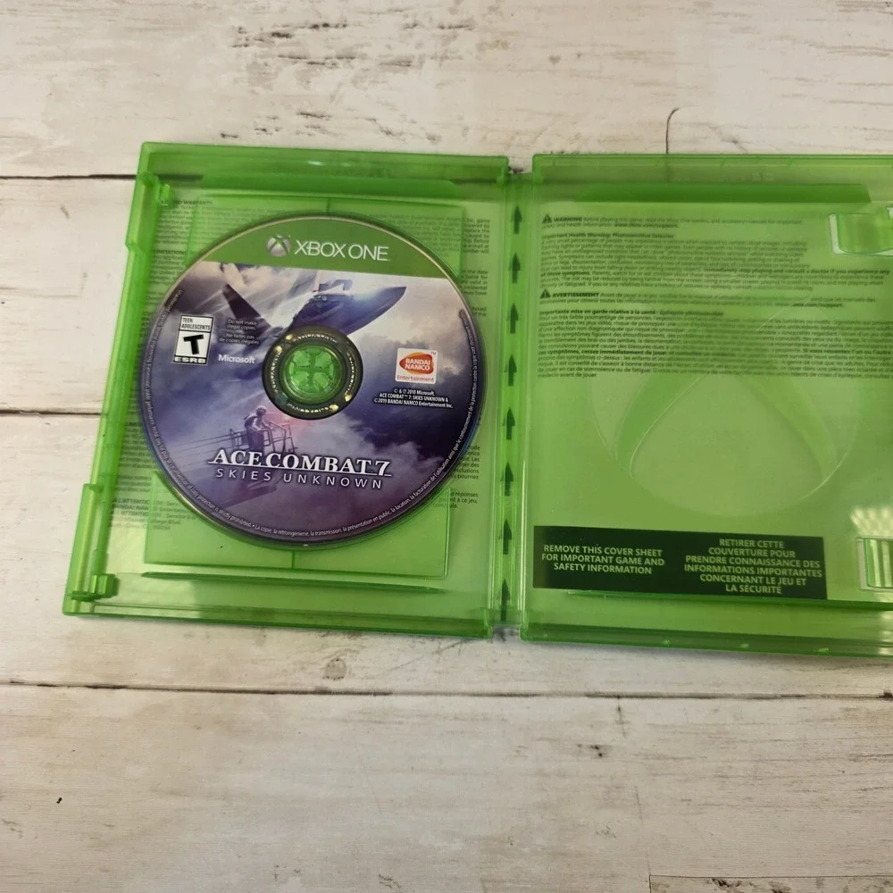 Ace Combat 7 Skies Unknown Xbox One Video Game Bandai Namco Flight Sim Disc